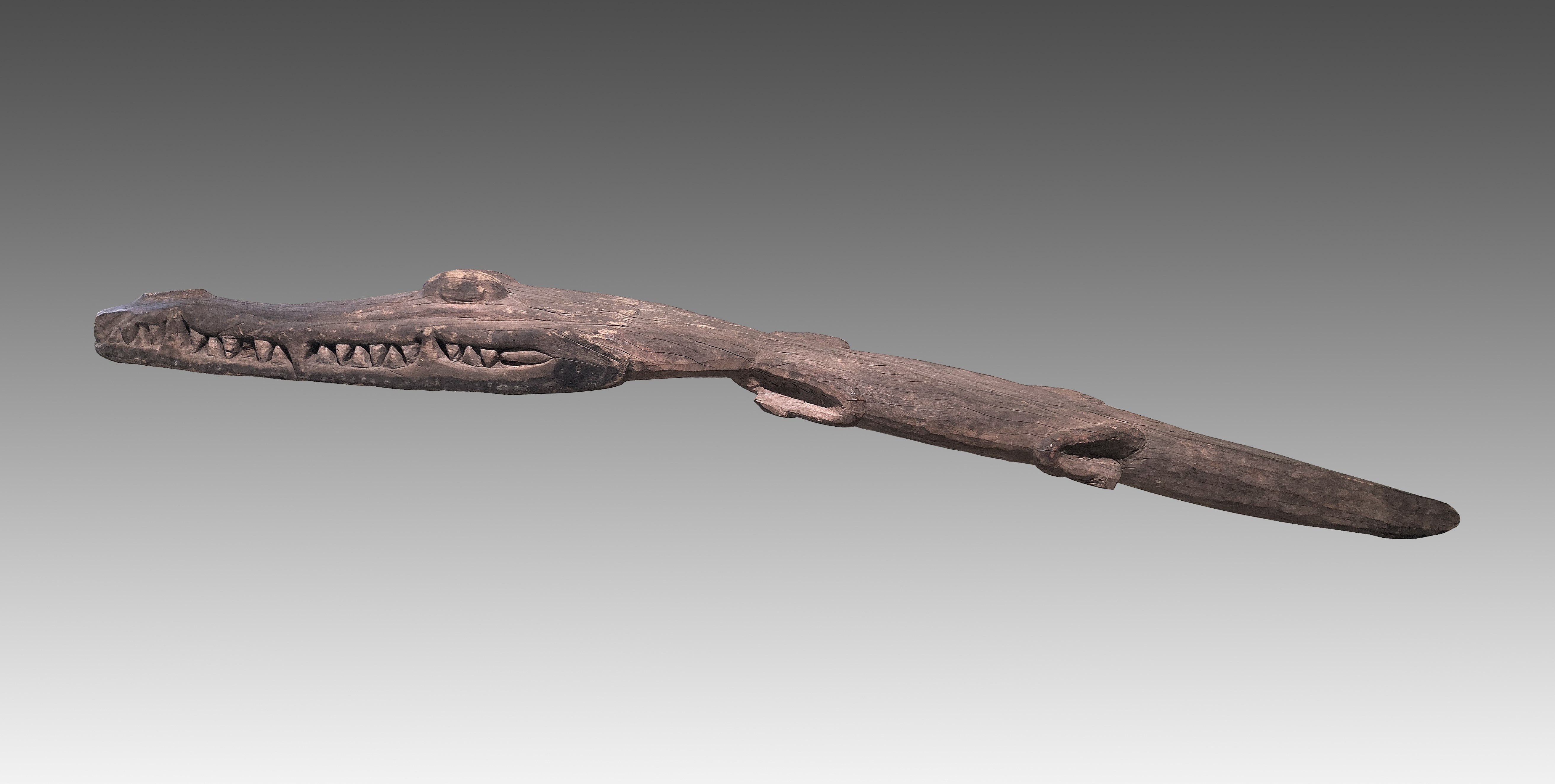 Sepik Crocodile Figure